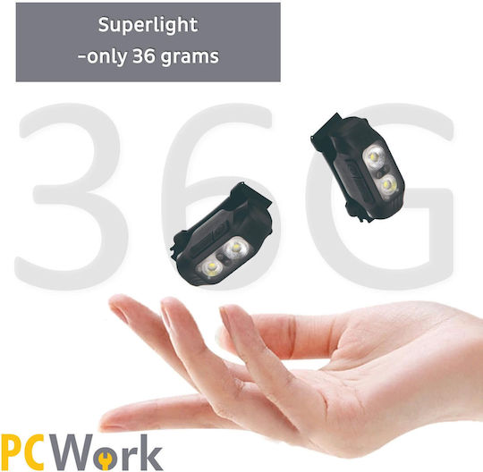 Pcwork Презареждащ се Челник LED IPX5 с Максимална Яркост 200лм