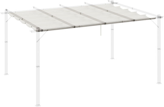 Outsunny Πανί Σκίασης 3x4m