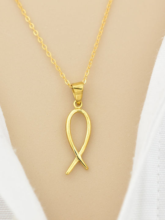 Goldjewels Κολιέ από Επιχρυσωμένο Ασήμι