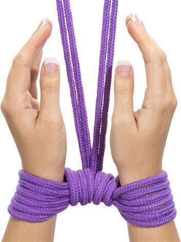 Naughty Toys Bindeseil in Lila Farbe