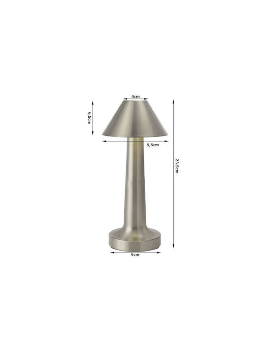 Verk Group Διακοσμητικό Φωτιστικό LED Θερμό Λευκό 23.5x9.5εκ.