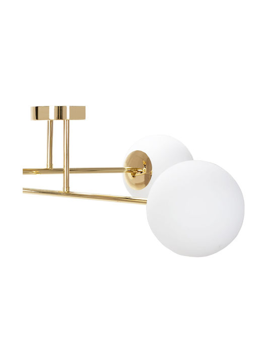App1248-4cp Gold Ceiling Light Fixture