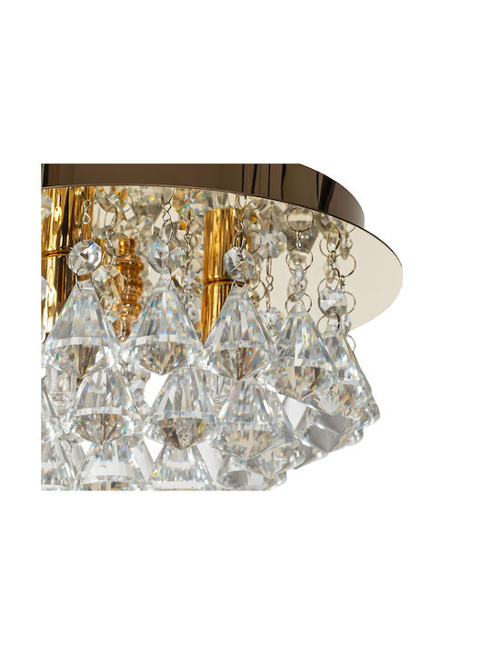 Deckenleuchte Kristall App1038-3cp Gold