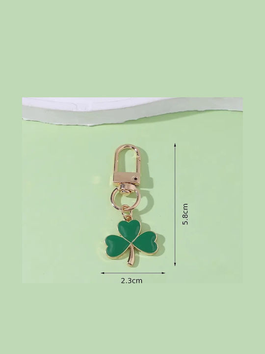 Breloc Metalic Trifoi 5.8x2.3cm