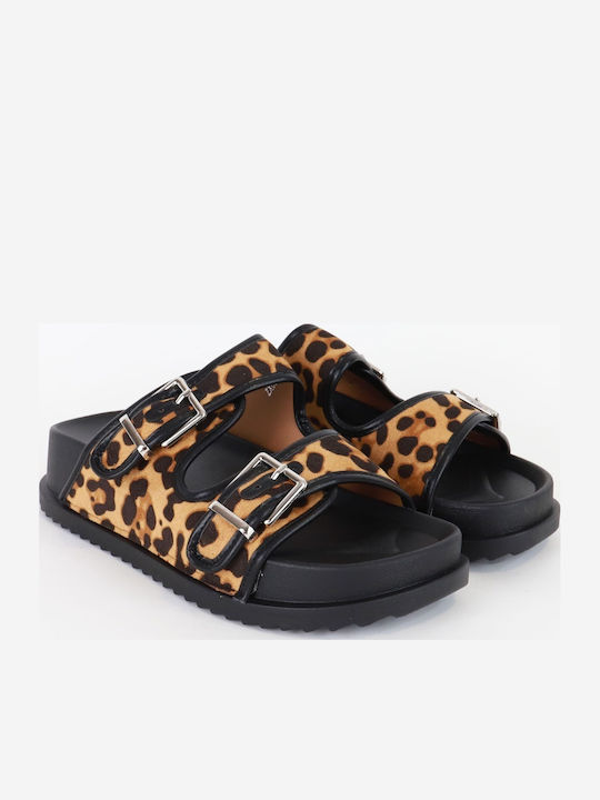 Γυναικεία Σανδάλια Flatforms Καφέ