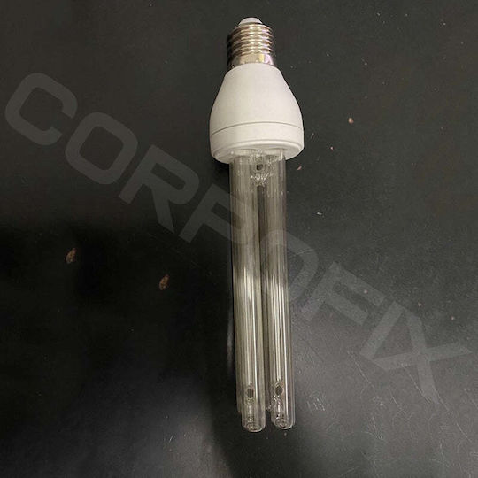 Ултравиолетова бактерицидна UV лампа стандартен цокъл Corpofix BV9 E27 25W 253.7nm стерилизация срещу вируси и бактерии