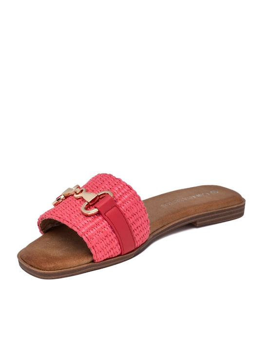 Women's Flat Sandals in Pink Color