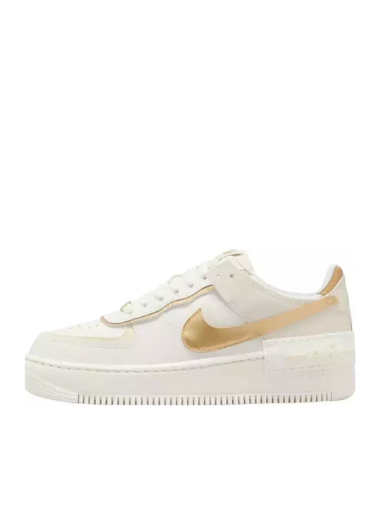 Nike Air Force Shadow Γυναικεία Sneakers Μπεζ DZ1847-108