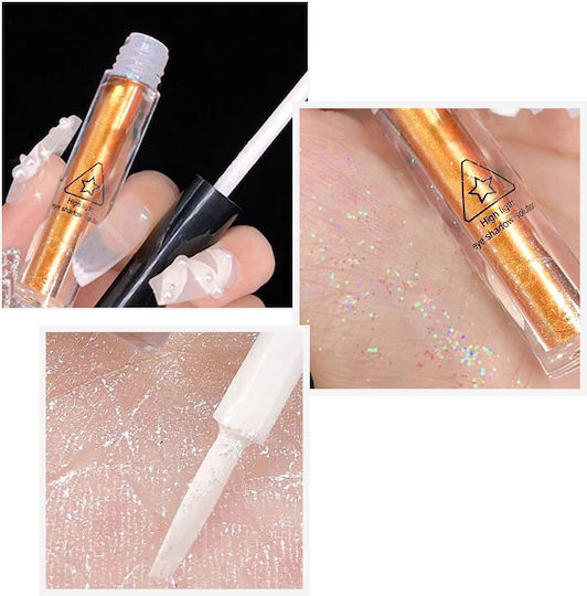 Glitter Сенки за Очи в Течна Форма Silver