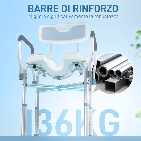 HomCom Toilet Chair 712-065V00LB