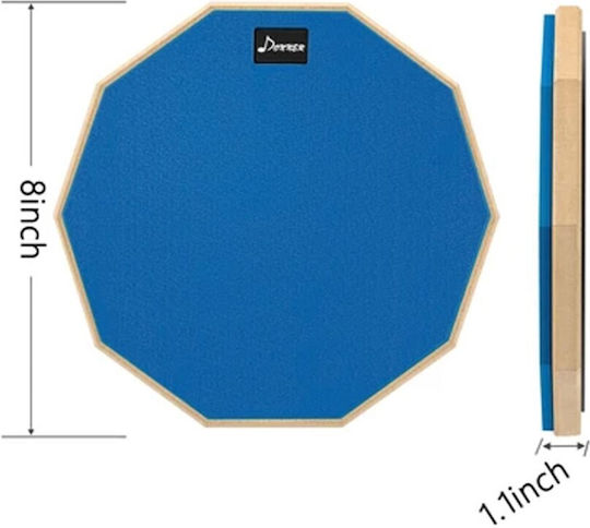 Donner Ec-1195 8'' Practice Pad Επιφάνεια Εξάσκησης