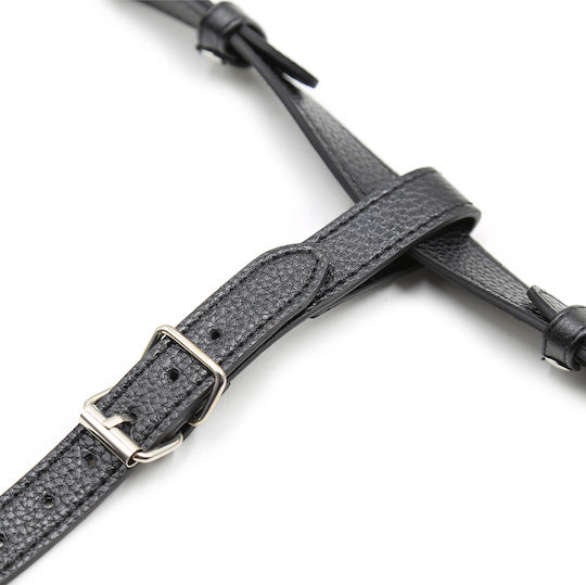 Leder-Strap-On-Harness-String mit zwei Dildos Produktcode Sw-15768