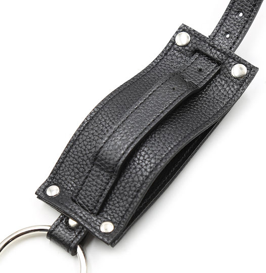 Leder-Strap-On-Harness-String mit zwei Dildos Produktcode Sw-15768
