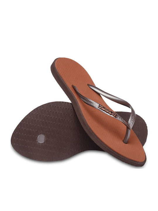 Slim Point Flip Flops in Silver Color
