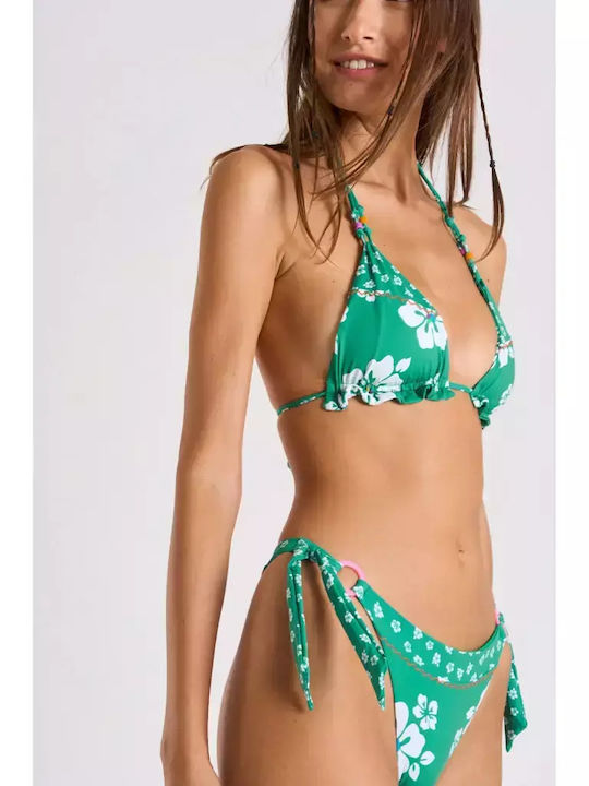 Banana Moon Kaona Islandgir Bikini Slip Turquoise