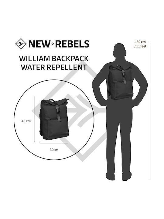 New Rebels Backpack Μαύρο