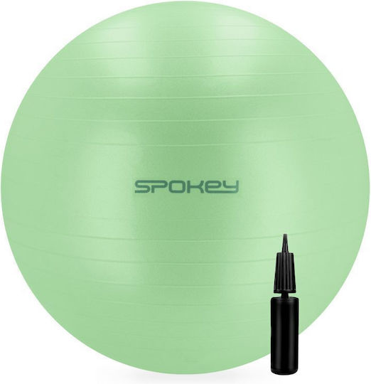 Spokey Fitball Μπάλα Pilates σε Πράσινο Χρώμα