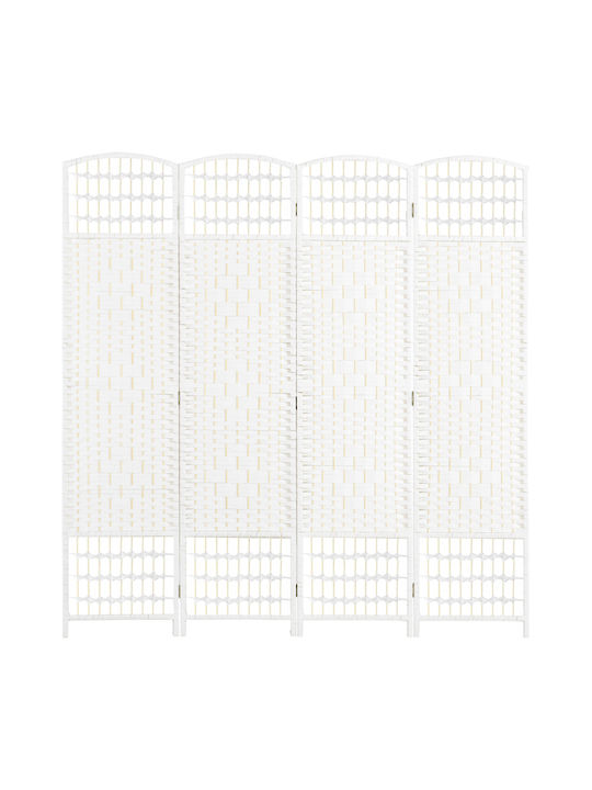 HomCom Διακοσμητικό Παραβάν Ξύλινο 160x170cm