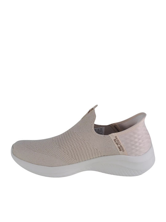 Ultra Flex Women's Slip-Ons Beige