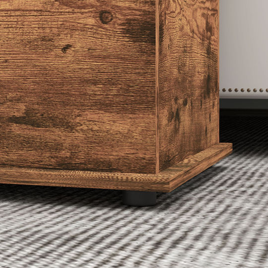 HomCom Декоративна куфар Дърво Кафяв 100x40x40бр