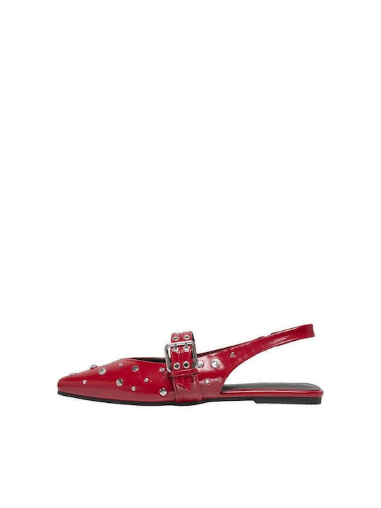 Pointy Slingback Ballerinas Aura5 With strap Black