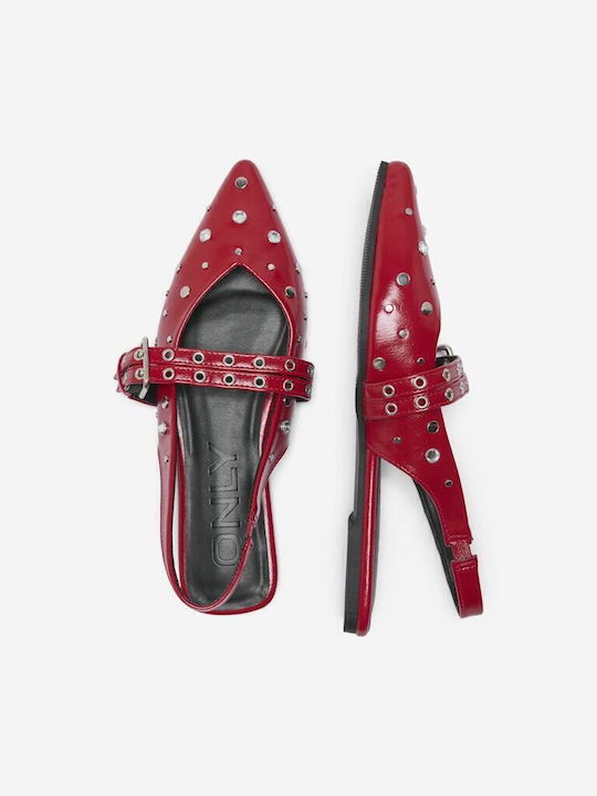 Pointy Slingback Ballerinas Aura5 With strap Black