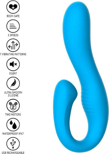 ToyJoy The Skyler Δονητής Rabbit Γαλάζιος