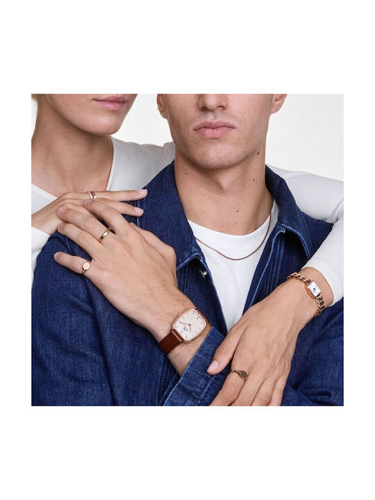 Daniel Wellington St Mawes Кварцов Часовник с Кожена Каишка Daniel Wellington St Mawes Кварцов Часовник с Кожена Каишка