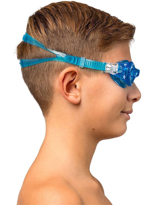 CressiSub Crab Swimming Goggles Kids with Anti-fog Lenses Green
