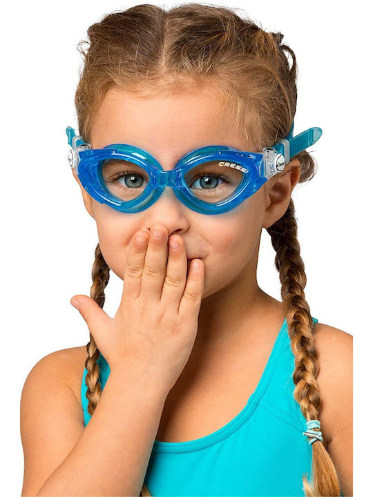 CressiSub Crab Swimming Goggles Kids with Anti-fog Lenses Green