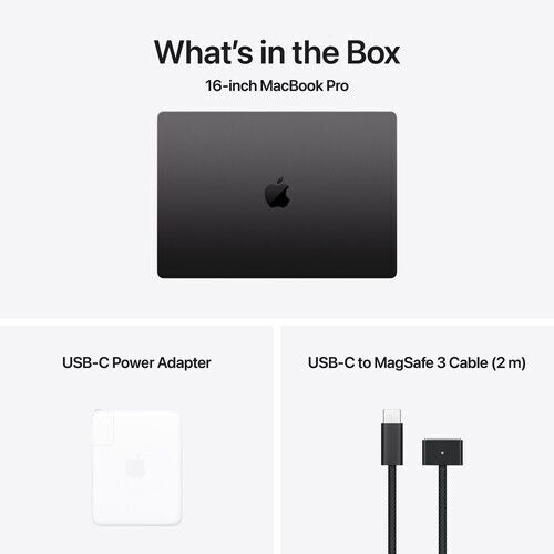 Apple MacBook Pro (2024) 16.2" Retina Display 120Hz (M4 Max-16‑Core/48GB/1TB SSD/40-Core GPU) με Φορτιστή 140W Space Black (US Keyboard)