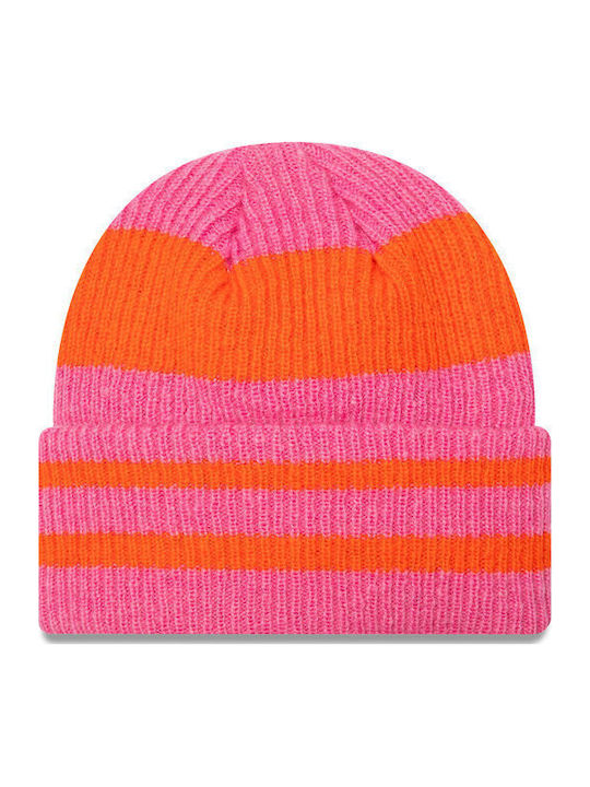 Beanie Unisex Beanie Knitted in Pink color