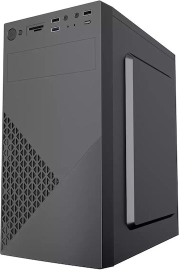 Gembird Fornax K170 Mini Tower Computer Case Black