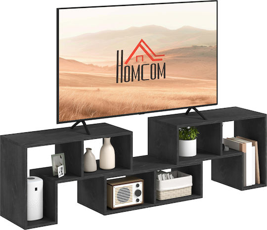 Black TV Stand L180xD30.5xH44cm
