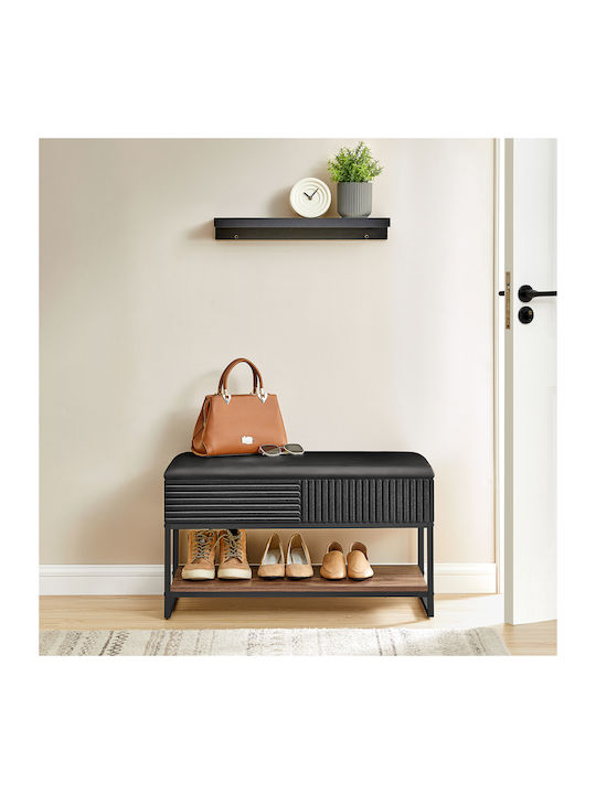 Entry Furniture with Shoe Rack & Bench 80x35x46cm