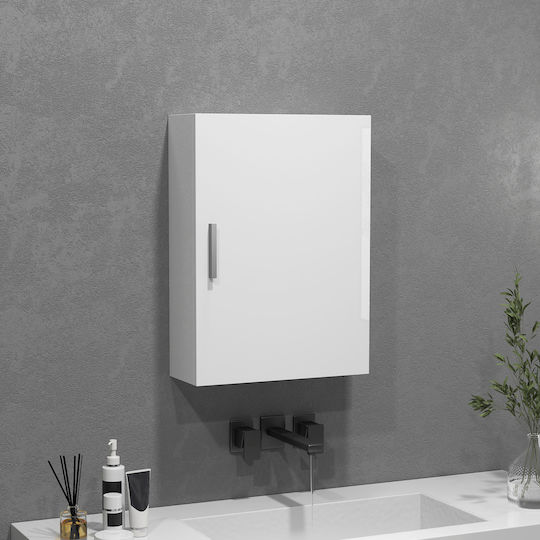 HomCom Ντουλάπι Μπάνιου 40x15x55cm Λευκό