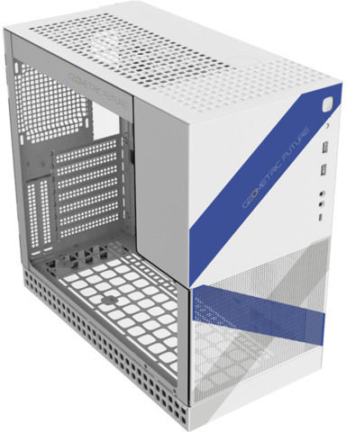 Geometric Future M4 Lancelot Gaming Middle Tower Carcasă PC cu Deschidere Laterală Albă