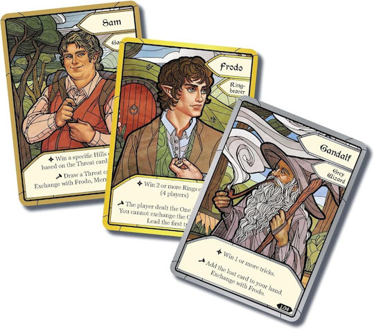 Настолна игра The Fellowship of The Ring Trick-Taking Game за 1-4 играчи 10+ години (EN) Office Dog