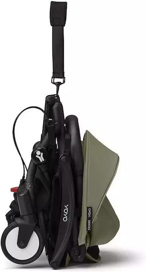 Stokke YOYO³ Baby Stroller Suitable from 6+ Months Frame Colour Black / pack Olive 6.2kg