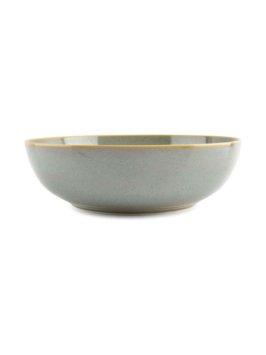 Salt & Pepper Solo Solo Servierschüssel Rund Keramik Grün mit Durchmesser 30.5cm