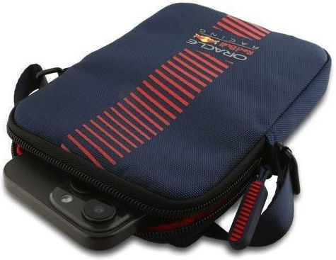 Red Bull Pu Leather Powerbar Bag Size M Navy