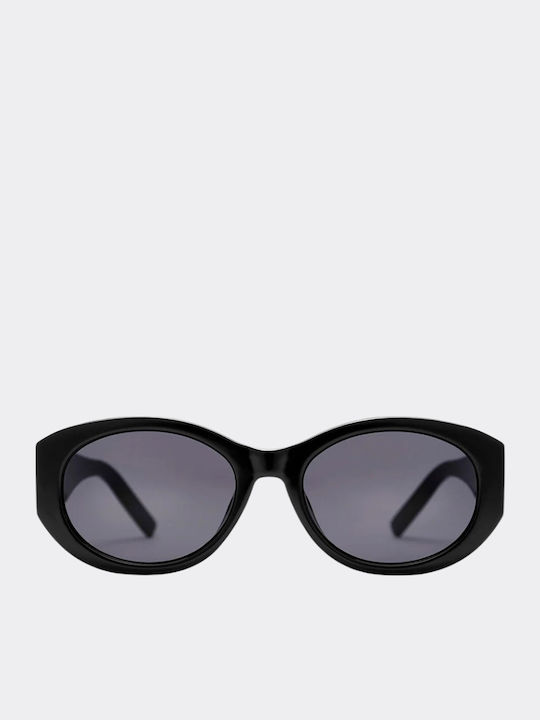 Chpo Women's Sunglasses with Black Plastic Frame and Gray Lens 16135AA
