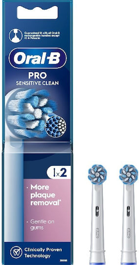 Oral-B Sensitive Clean Replacement Heads for 2 pcs
