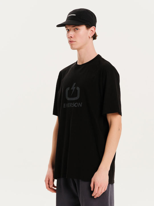 T-shirt Μαύρο