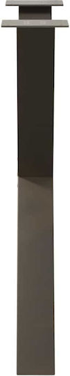 vidaXL Metallic Furniture Leg 2 Pieces Suitable for Table / Coffee Table / Office 80x72x72cm Brown