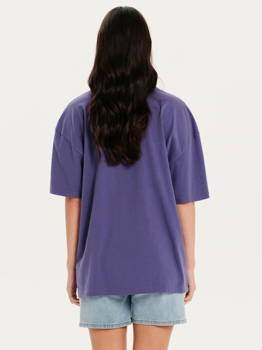 Women's Oversized T-shirt Purple