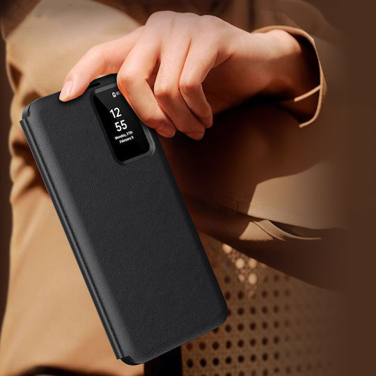 Wallet Synthetic Leather Black (Galaxy S25 Ultra)