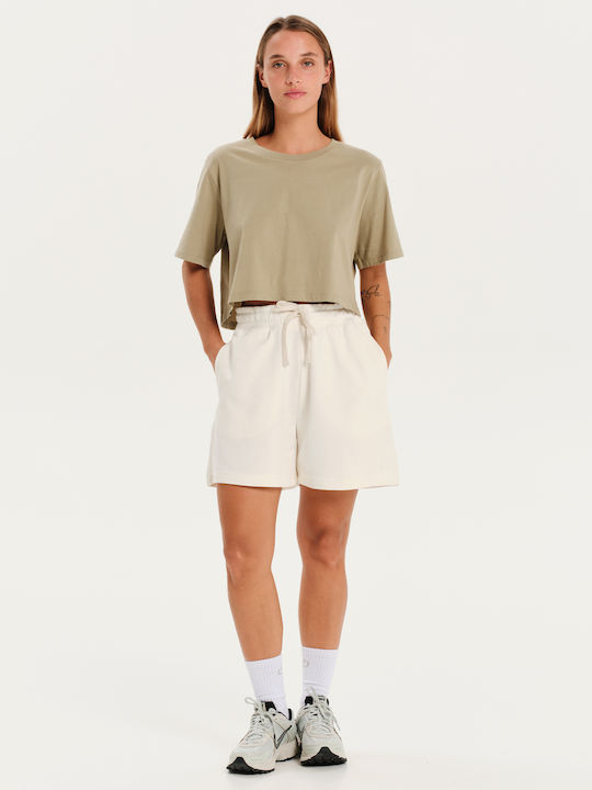 Дамски Култури T-shirt Зелен 251.EW33.108-Димно-Зелено