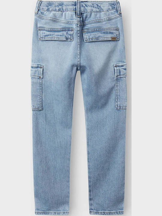 Kinder Schlaghose Fracht Light Blue Denim