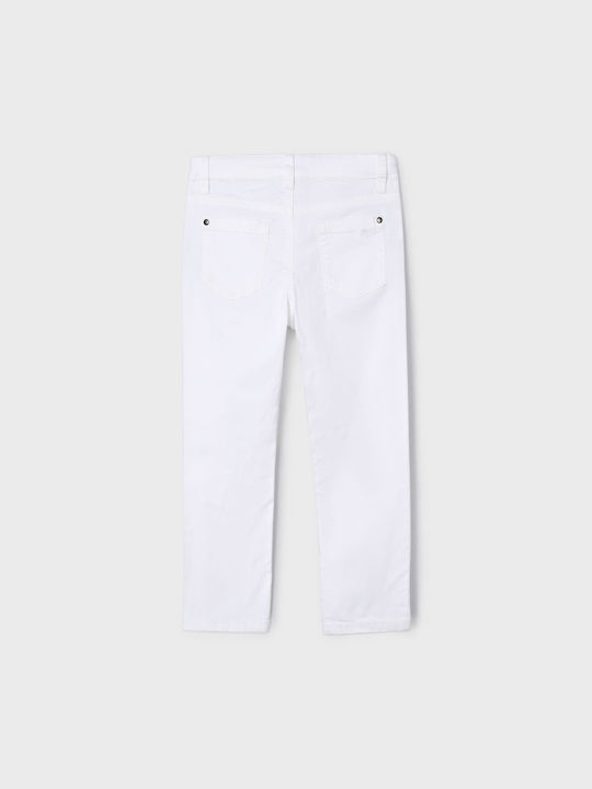 Mayoral Kids' Pants white